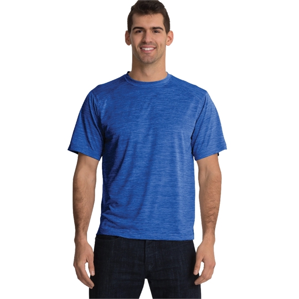 Men's crewneck performance t-shirt with moisture-wicking technology, made from 100% polyester.... from ASI 44620 Charles River Apparel