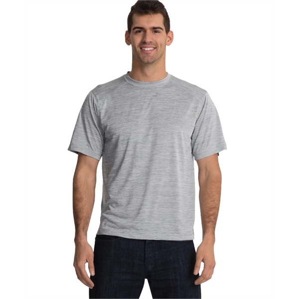 Men's crewneck performance t-shirt with moisture-wicking technology, made from 100% polyester.... from ASI 44620 Charles River Apparel