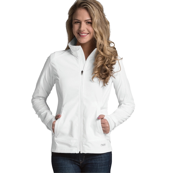 Women's single-layer soft shell jacket with princess seams.... from ASI 44620 Charles River Apparel