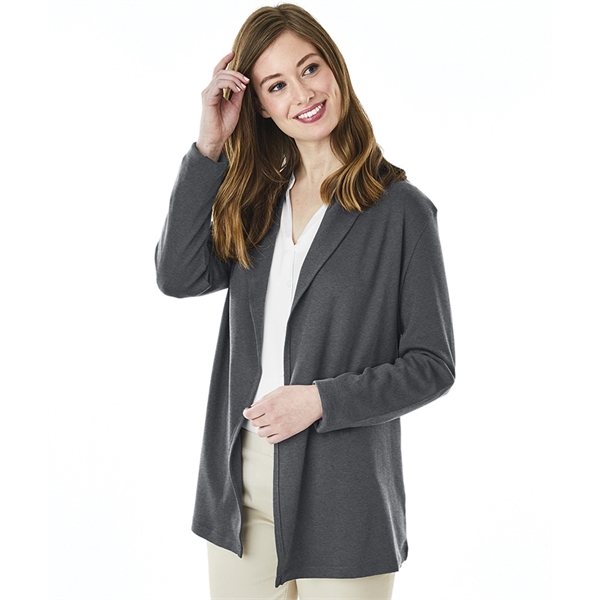 Women's cardigan wrap with asymmetrical front hem.... from ASI 44620 Charles River Apparel
