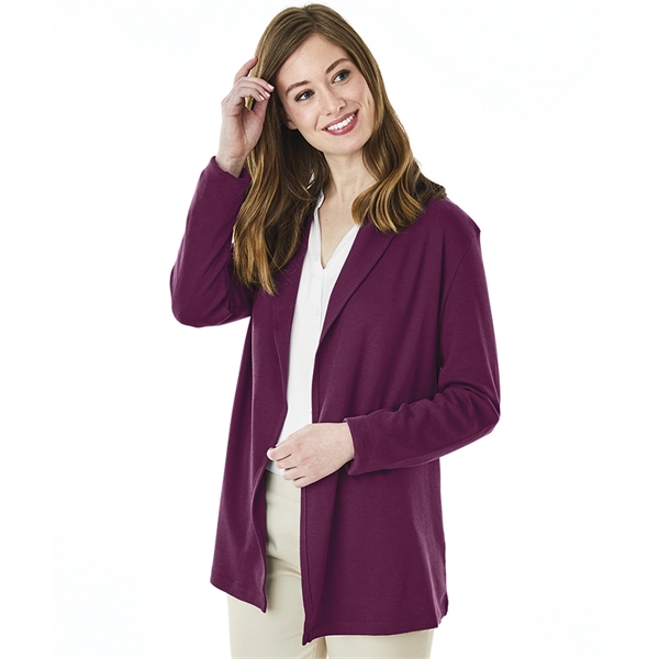 Women's cardigan wrap with asymmetrical front hem.... from ASI 44620 Charles River Apparel