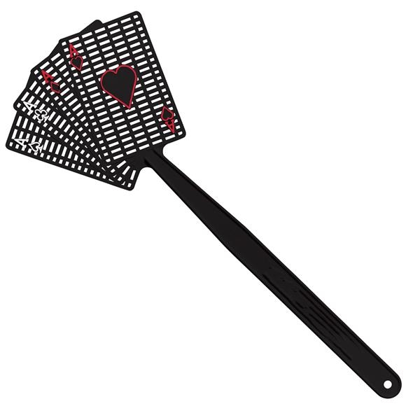 Fly swatter with four ace cards shape pad.... from ASI 71032 ZZ MERGED - Mi Line by Fey