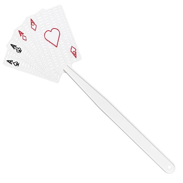 Fly swatter with four ace cards shape pad.... from ASI 71032 ZZ MERGED - Mi Line by Fey
