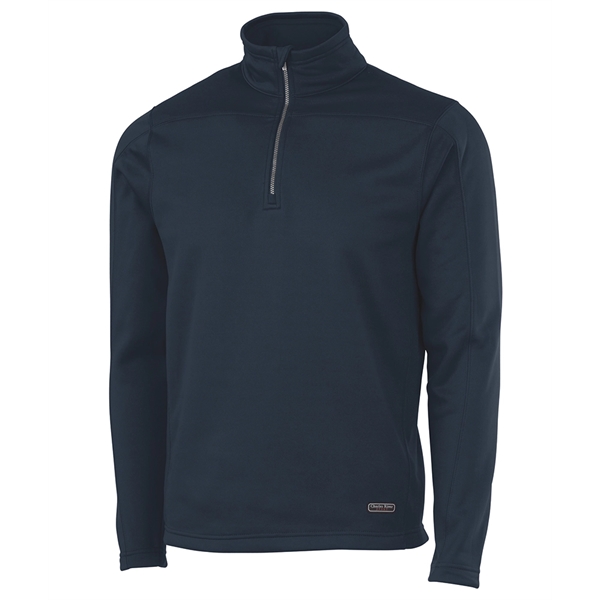 Adult pullover with quarter zip design and double needle top stitching.... from ASI 44620 Charles River Apparel