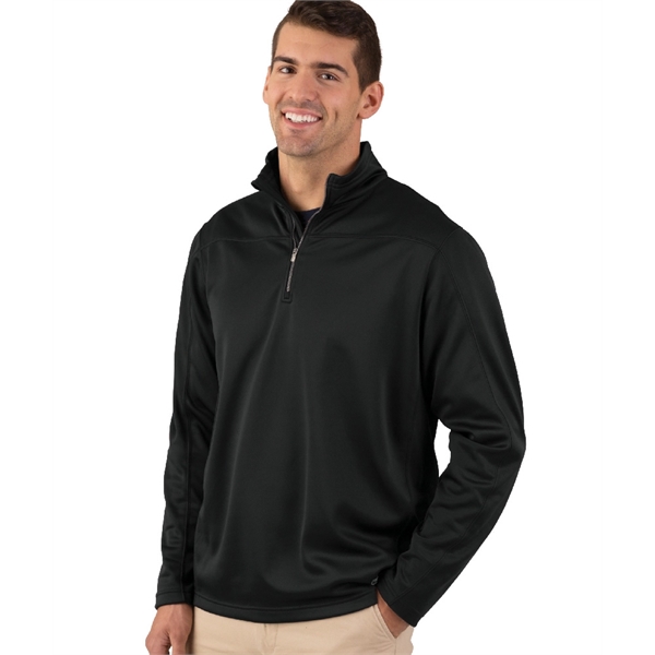 Adult pullover with quarter zip design and double needle top stitching.... from ASI 44620 Charles River Apparel