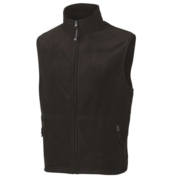 Fleece vest with full zip design that features zippered pockets and... from ASI 44620 Charles River Apparel