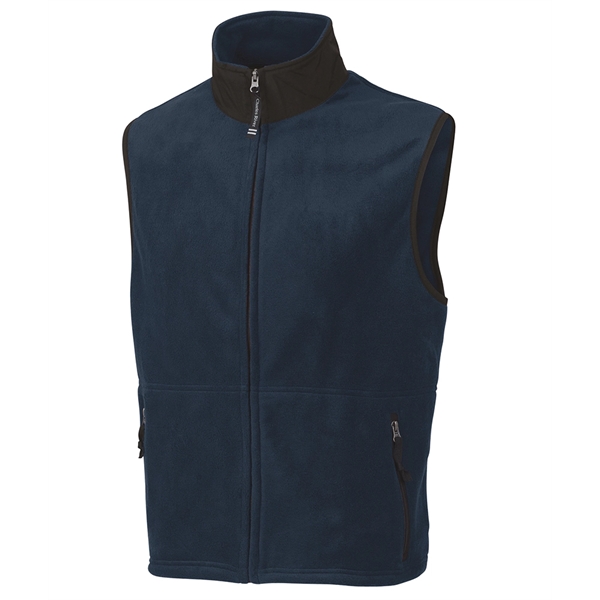 Fleece vest with full zip design that features zippered pockets and... from ASI 44620 Charles River Apparel