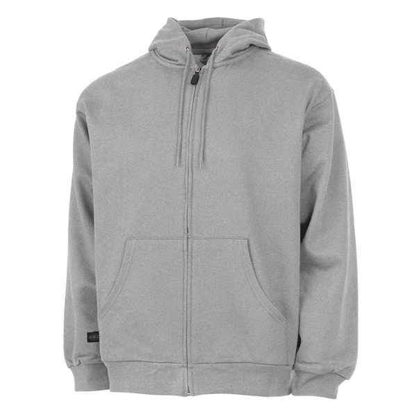 Thermal full zip sweatshirt with hood made of cotton and polyester.... from ASI 44620 Charles River Apparel