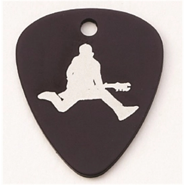 Anodized aluminum Guitar Pick shaped pet tag / ID tag.... from ASI 69240 MasterCast LTD / Amcraft