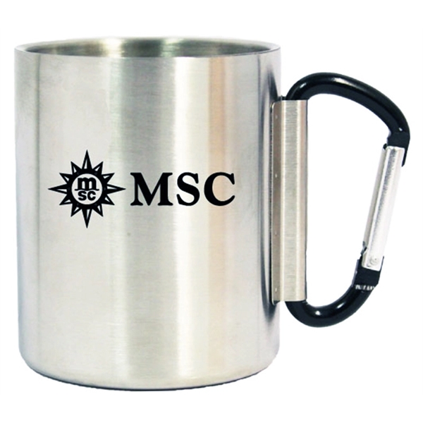 Double wall stainless steel camping mug. 10 oz.... from ASI 36988 Artek USA Inc