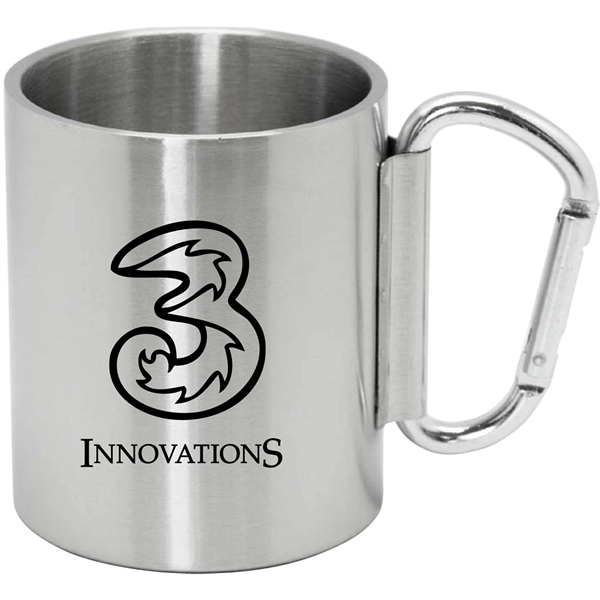 Double wall stainless steel camping mug. 10 oz.... from ASI 36988 Artek USA Inc