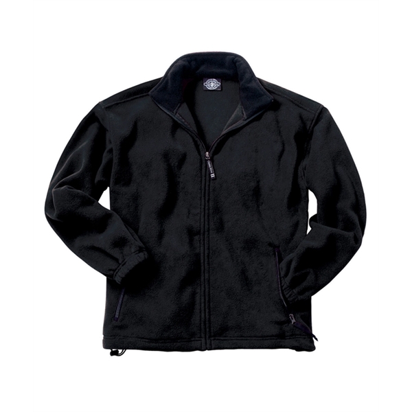 Youth fleece unlined jacket with elasticized cuffs and an open hem.... from ASI 44620 Charles River Apparel