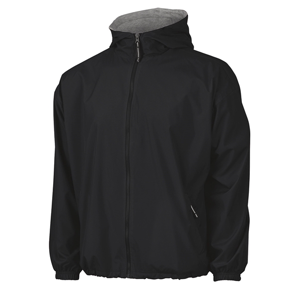 Youth hooded design wind and water-resistant Softex polyester jacket with side... from ASI 44620 Charles River Apparel