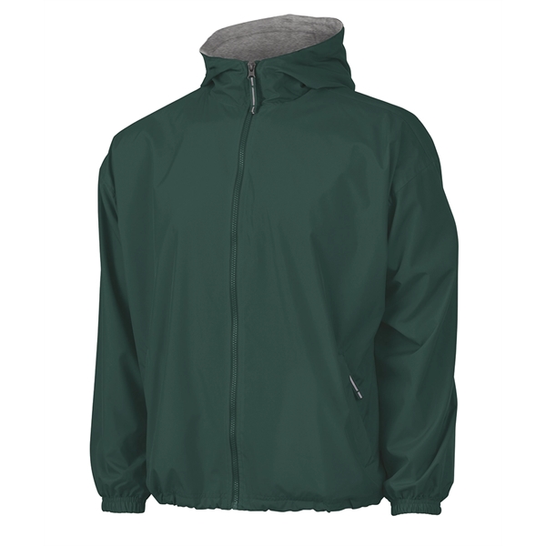 Youth hooded design wind and water-resistant Softex polyester jacket with side... from ASI 44620 Charles River Apparel