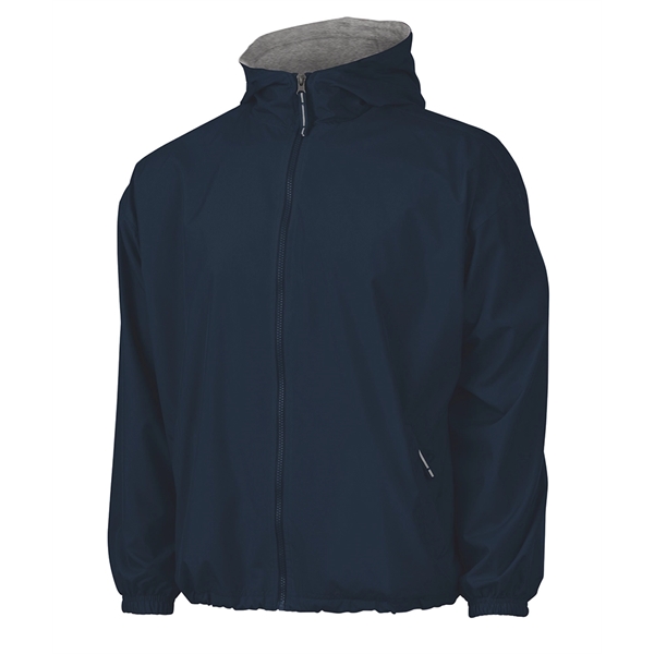Youth hooded design wind and water-resistant Softex polyester jacket with side... from ASI 44620 Charles River Apparel