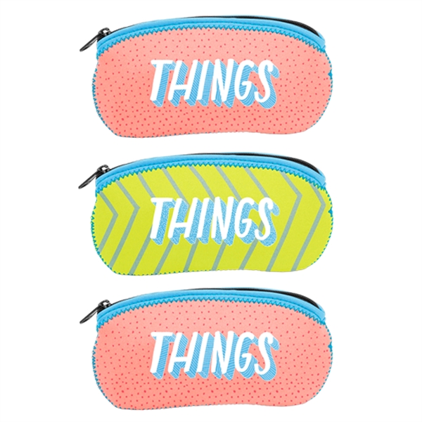 Neoprene storage bag w/zipper closure & colored stitching & bias. Includes... from ASI 74710 Numo / NUMO