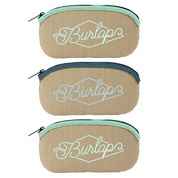 Neoprene Storage bag for large eyewear w/zipper closure & colored stitching... from ASI 74710 Numo / NUMO