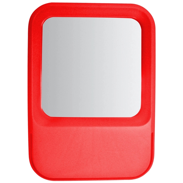 Magnetic locker mirror with sturdy plastic construction and magnet/stick adhesive backing.... from ASI 52840 Evans Manufacturing