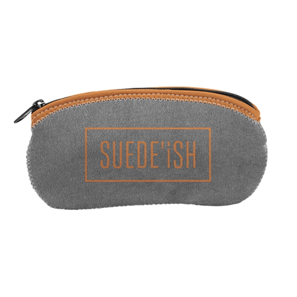 Suede-ish  Neoprene Storage bag for large eyewear w/zipper closure &... from ASI 74710 Numo / NUMO