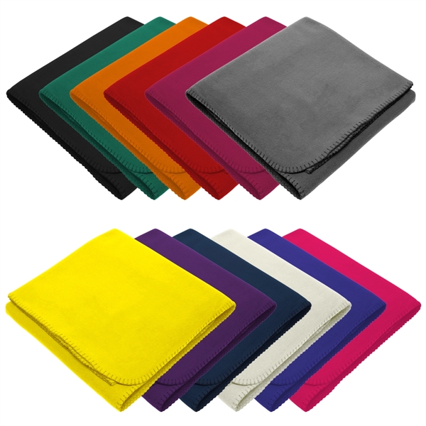 Blanket, 100% polyester, 50" x 60". Blank.... from ASI 40544 Binaco / Binaline