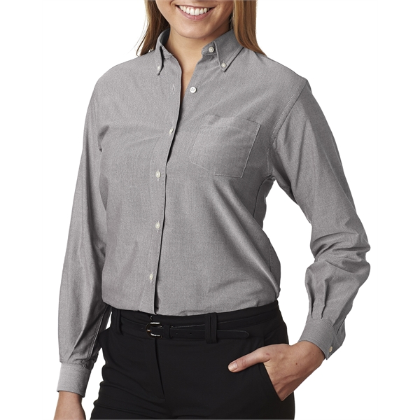 Ladies' Classic Long-Sleeve Oxford... from ASI 34063 alphabroder