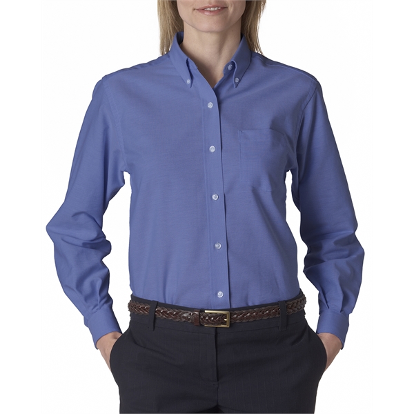Ladies' Classic Long-Sleeve Oxford... from ASI 34063 alphabroder