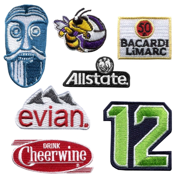 Patches that are embroidered, measure between 1/2" to 2" and feature... from ASI 90160 Suntex Industries