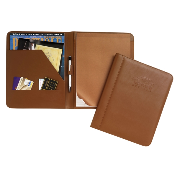 A Ultra Hide Pad Holder with interior organizer and writing pad.... from ASI 86565 Seville Gear