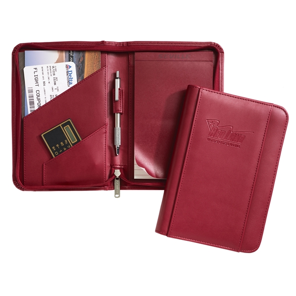 Junior padfolio with two slant pockets, pen holder, writing pad, and... from ASI 86565 Seville Gear