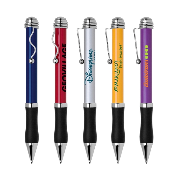 Twist action aluminum construction metal ballpoint pen... from ASI 31517 Admart Products / Admart Line