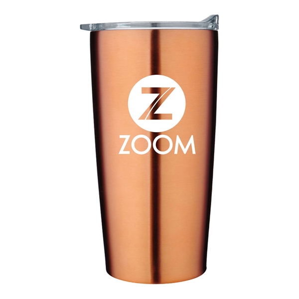 20 oz. Vail vacuum-insulated stainless-steel tumbler with push-on lid; keeps drinks... from ASI 90859 Tempo Industries Inc / Tempoline