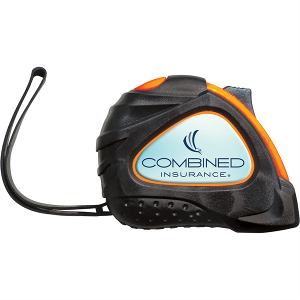 16' tape measure with wrist strap, belt clip and full color... from ASI 39250 ZZ OLD - Beacon Promotions Inc