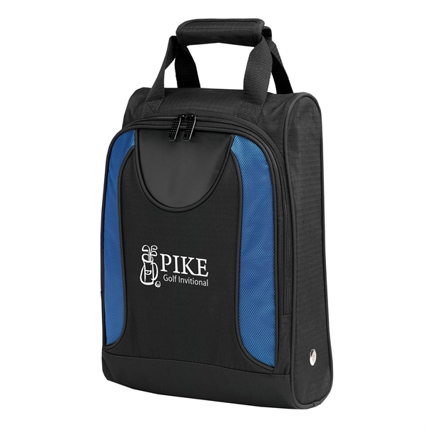 Stylish Matrix Golf Shoe Bag with zippered main compartment, side vents,... from ASI 86565 Seville Gear
