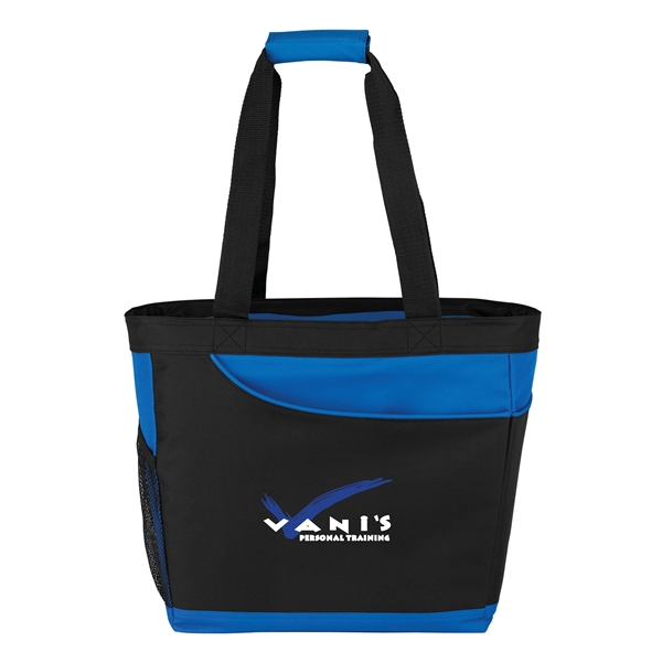 Convertible Cooler Tote with zippered main compartment and removable cooler lining.... from ASI 86565 Seville Gear