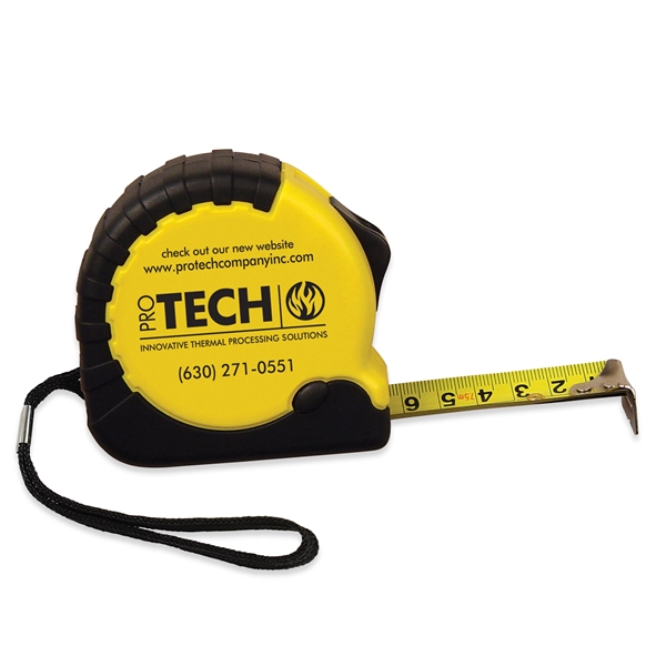 25' measuring tape in a  2.75"H x 3"W x 1.5"D... from ASI 54040 Fey Promo / Mi Line by Fey