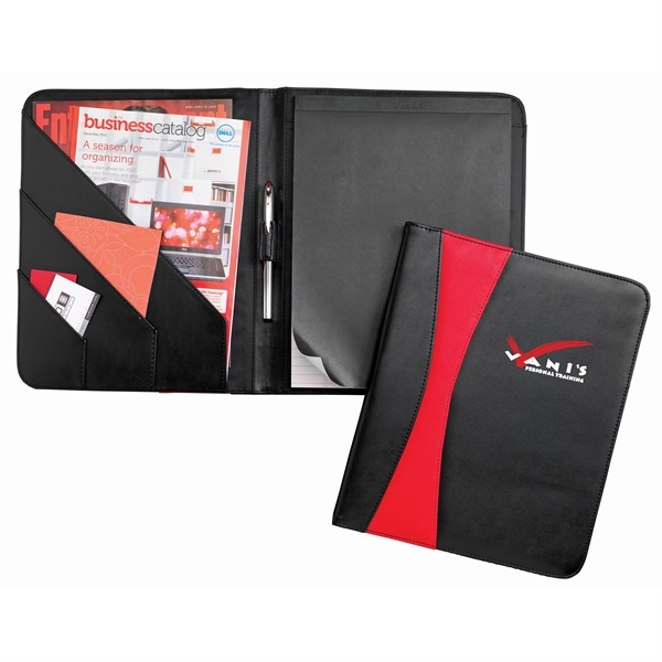 Prism Padholder with Ultrahide Simulated Leather, interior organizer, and writing pad.... from ASI 86565 Seville Gear