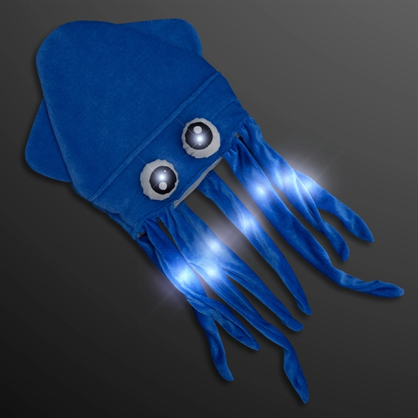 Flashing Blinky Silly Squid Hats; Blank Pricing.... from ASI 34194 ALightPromos / Alight Promotional Products