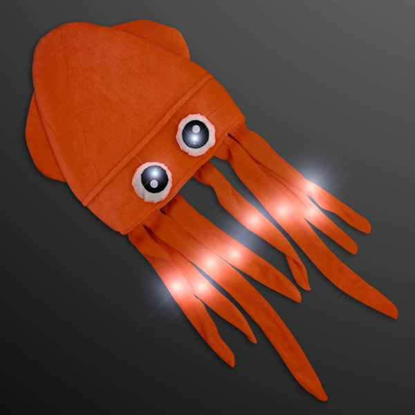 Flashing Blinky Silly Squid Hats; Blank Pricing.... from ASI 34194 ALightPromos / Alight Promotional Products