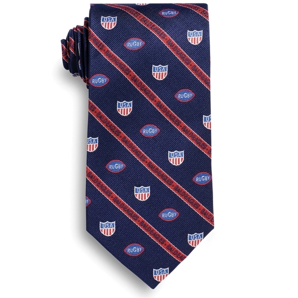 Custom woven polyester logo neck ties. No setup charge, complimentary virtual... from ASI 98085 Wolfmark / Anthony Enterprises