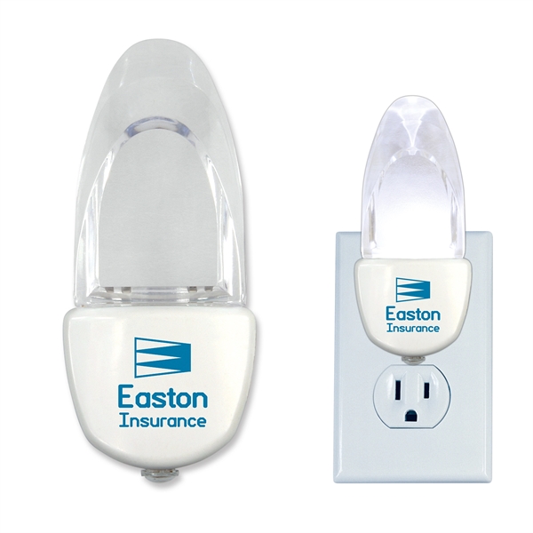 LED night light that glows white with clear lens and .5W... from ASI 54040 Fey Promo / Mi Line by Fey