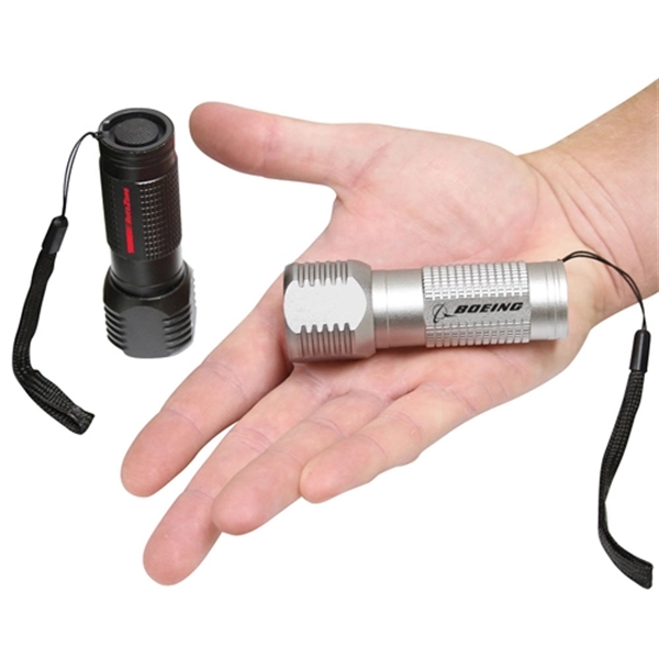 Mini Aluminum COB LED Flashlight with Wrist Strap... from ASI 31570 Advantage Industries / AdVantage Line®