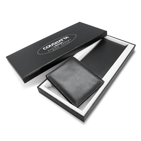 A His and Hers wallet set that is crafted with black... from ASI 30112 ACE Products / Ace Line