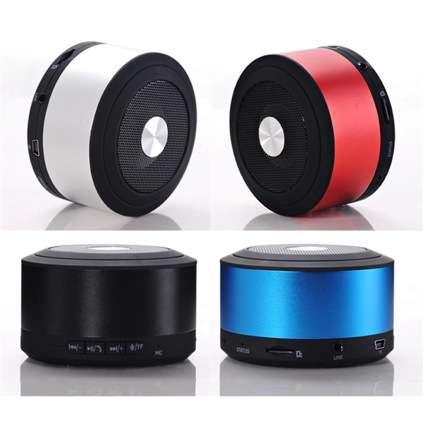 Wireless Bluetooth speaker made from ABS and metal.... from ASI 37218 Athena Promo (tm)