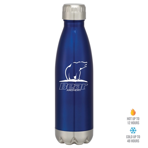 Drinkware gift set with a 17 oz. stainless steel bottle and... from ASI 90807 Tekweld