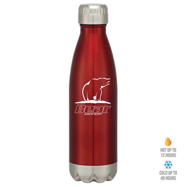 Drinkware gift set with a 17 oz. stainless steel bottle and... from ASI 90807 Tekweld