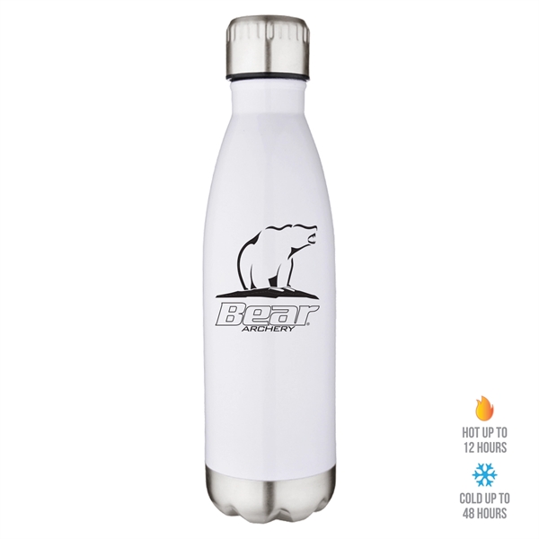 Drinkware gift set with a 17 oz. stainless steel bottle and... from ASI 90807 Tekweld