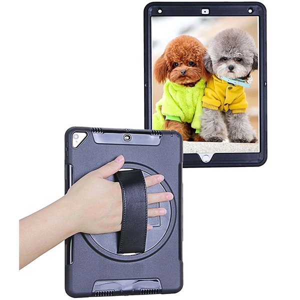 This iPad Pro 10.5" Rotating Case with Hand Strap (Black) comes... from ASI 79909 Promotek / Promotek™