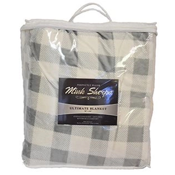 Blanket with faux micro mink on one side and faux lambswool... from ASI 99030 Zipline / Zipline®