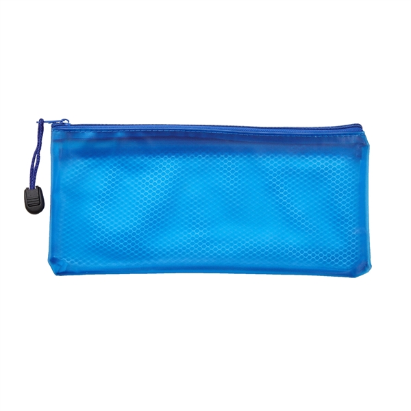 Color PVC pencil pouch that measures 5 3/4" x 9 3/4"... from ASI 52840 Evans Manufacturing