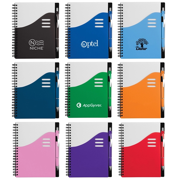 70 Lined pages spiral bound notebook.... from ASI 31978 Admanline